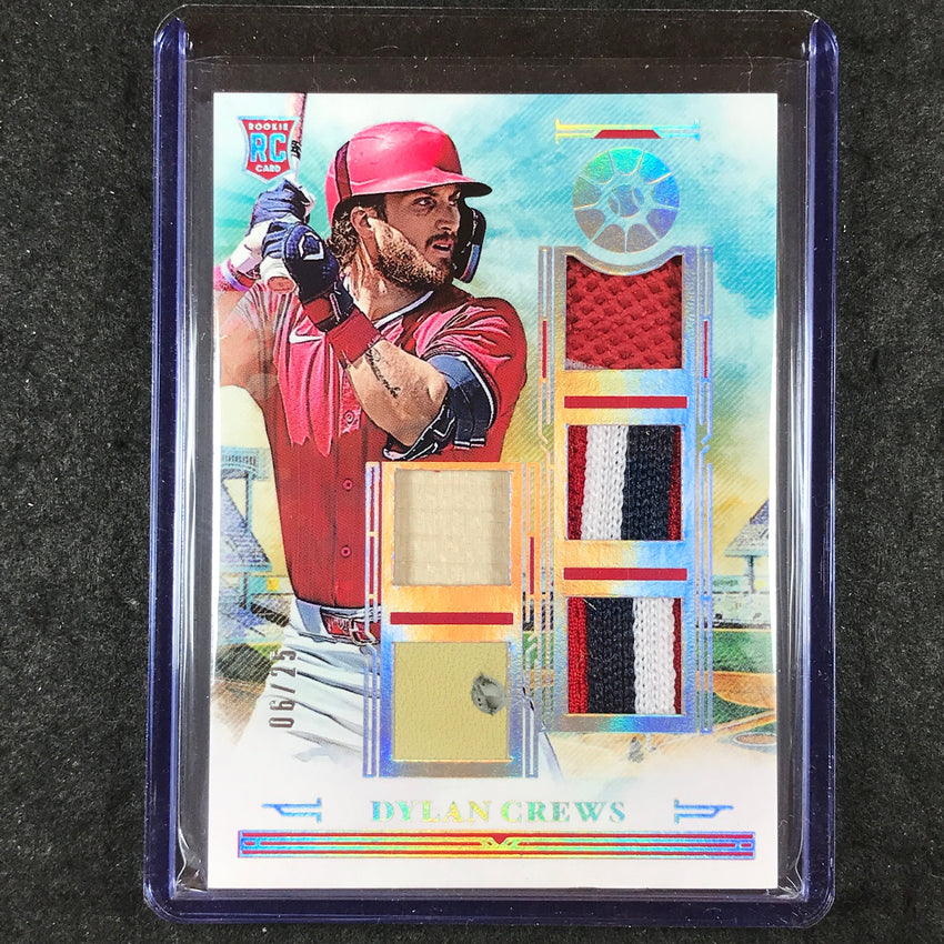 2025 Boys of Summer DYLAN CREWS Five Tool Player Materials Rookie Silver 6/25