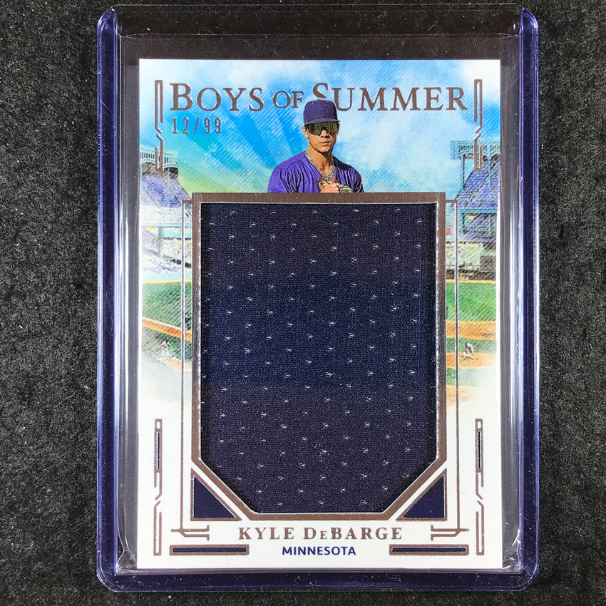 2025 Boys of Summer KYLE DEBARGE Jumbo Prospect Materials Jersey Relic 12/99