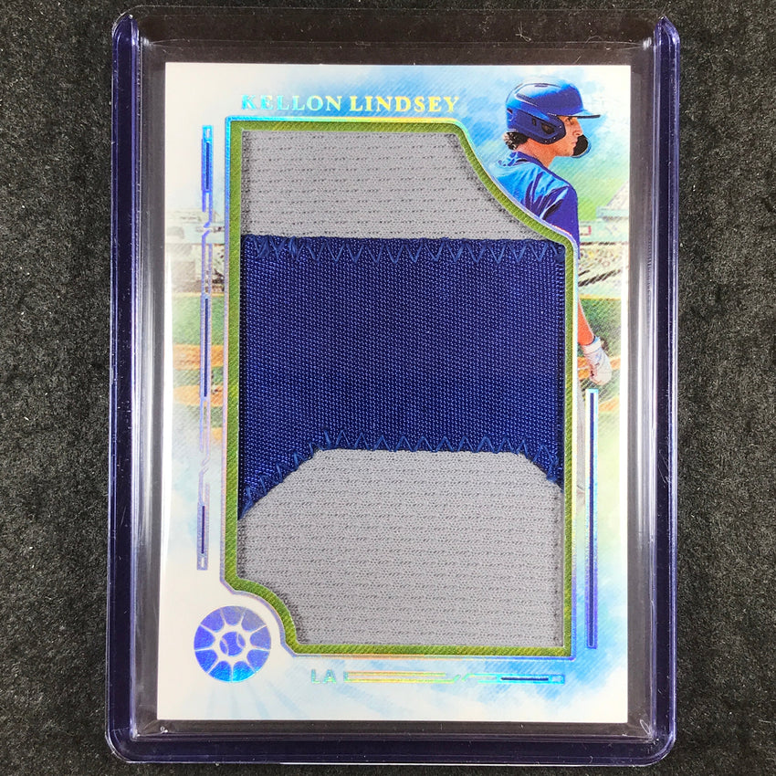 2025 Boys of Summer KELLON LINDSEY Massive Materials Patch Relic Silver 4/10