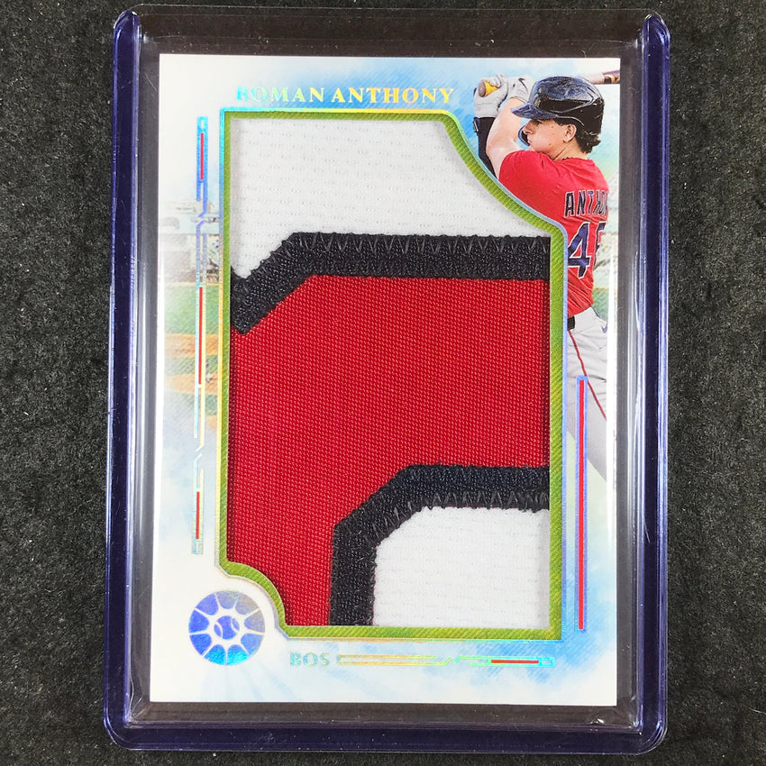 2025 Boys of Summer ROMAN ANTHONY Massive Materials Patch Relic Holo Silver 4/10