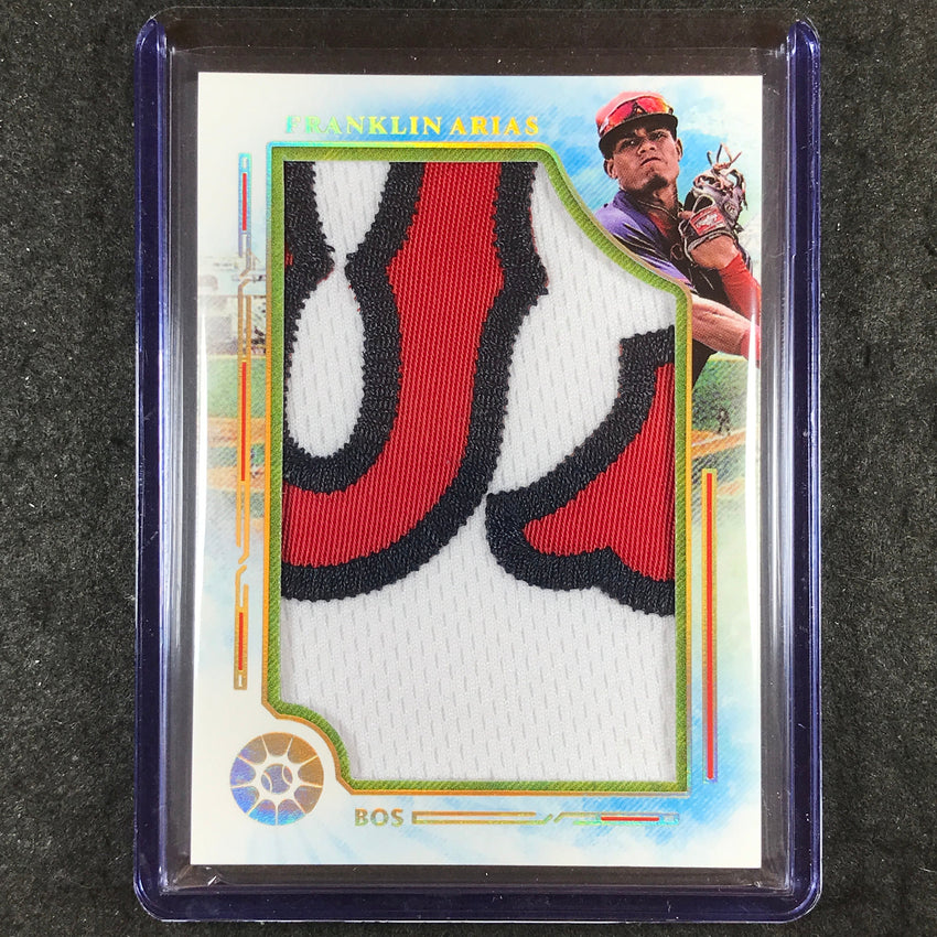 2025 Boys of Summer FRANKLIN ARIAS Massive Materials Patch Relic Holo Gold 2/5