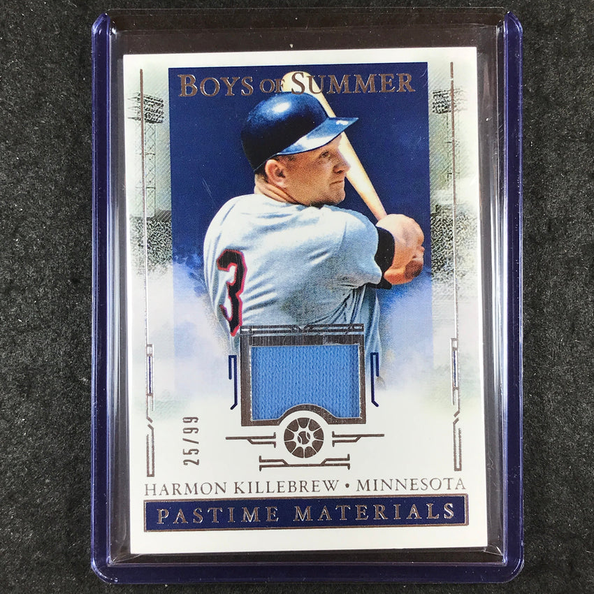 2025 Boys of Summer HARMON KILLEBREW Pastime Materials Jersey Relic 25/99