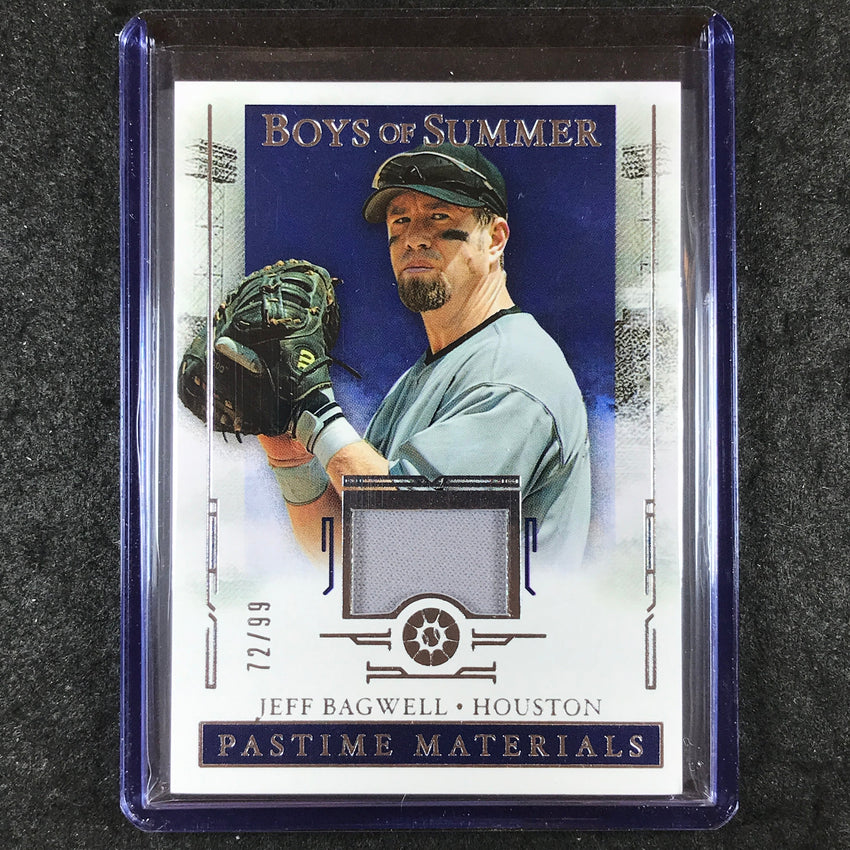2025 Boys of Summer JEFF BAGWELL Pastime Materials Jersey Relic 72/99