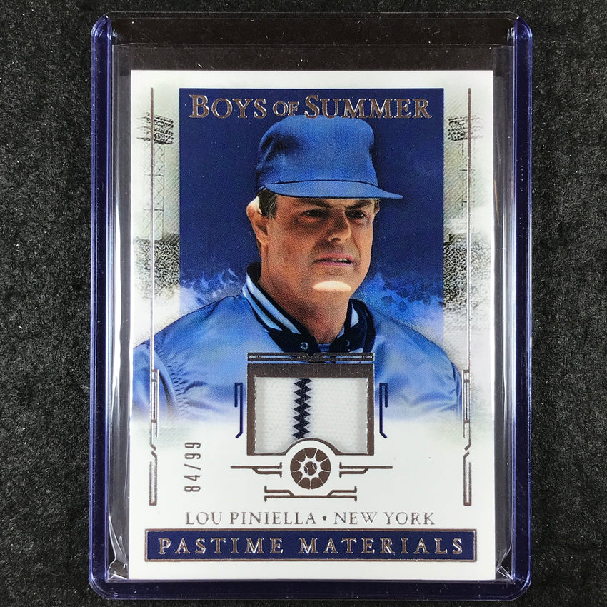 2025 Boys of Summer LOU PINIELLA Pastime Materials Jersey Relic 84/99