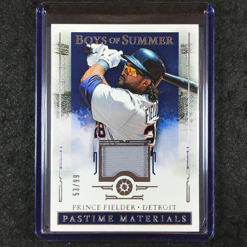 2025 Boys of Summer PRINCE FIELDER Pastime Materials Jersey Relic 53/99