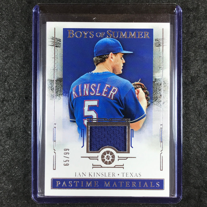 2025 Boys of Summer IAN KINSLER Pastime Materials Jersey Relic 65/99