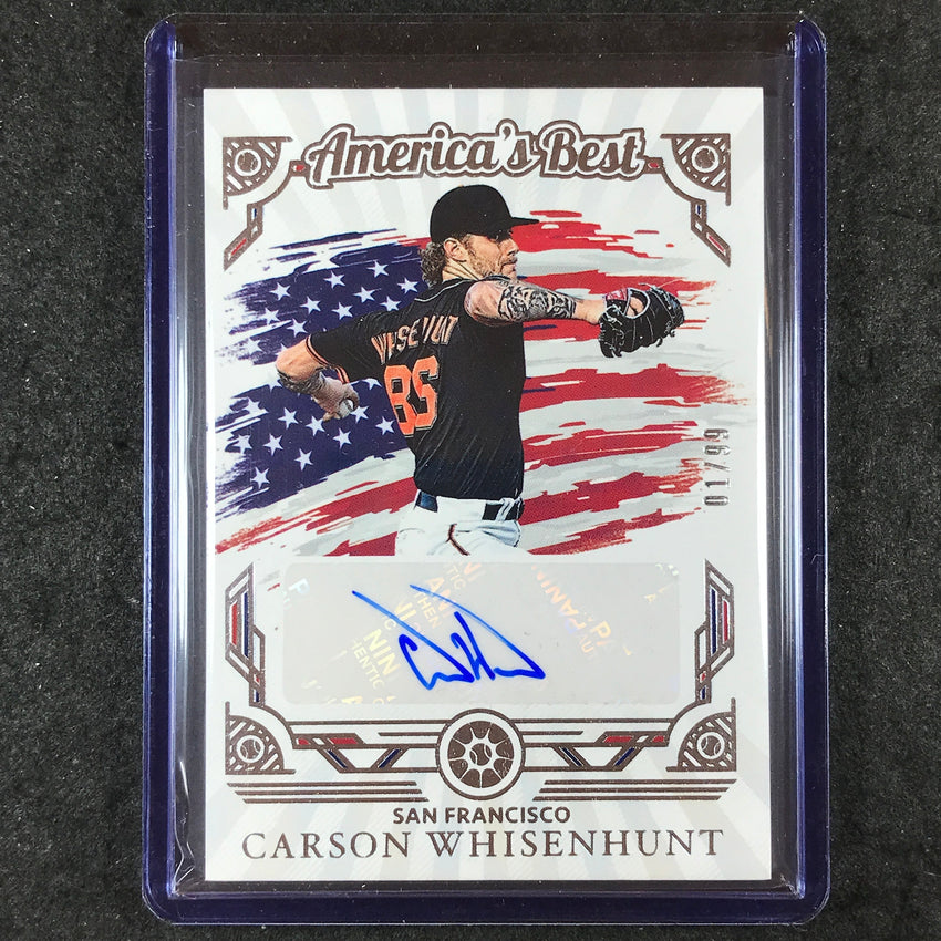 2025 Boys of Summer CARSON WHISENHUNT America's Best Signatures Auto 1/99