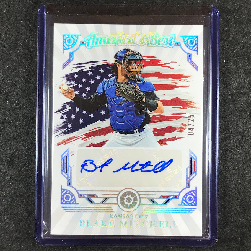 2025 Boys of Summer BLAKE MITCHELL America's Best Signatures Auto Silver 4/25