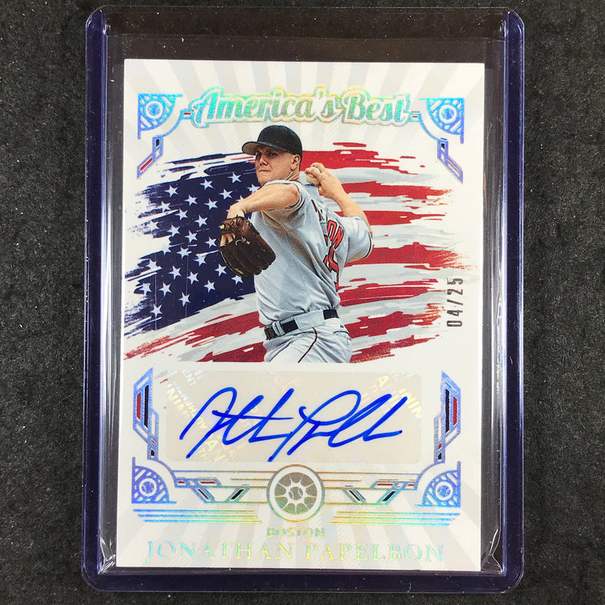 2025 Boys of Summer JONATHAN PAPELBON America's Best Signatures Auto Silver 4/25