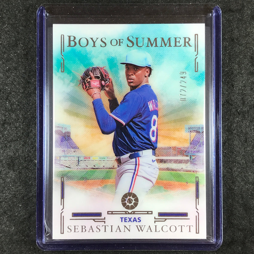 2025 Boys of Summer SEBASTIAN WALCOTT Base 72/249 #31