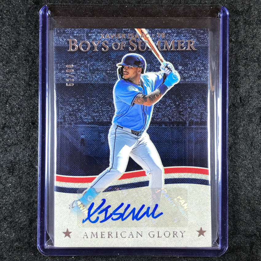 2025 Boys of Summer XAVIER ISAAC American Glory Signatures Auto 52/99