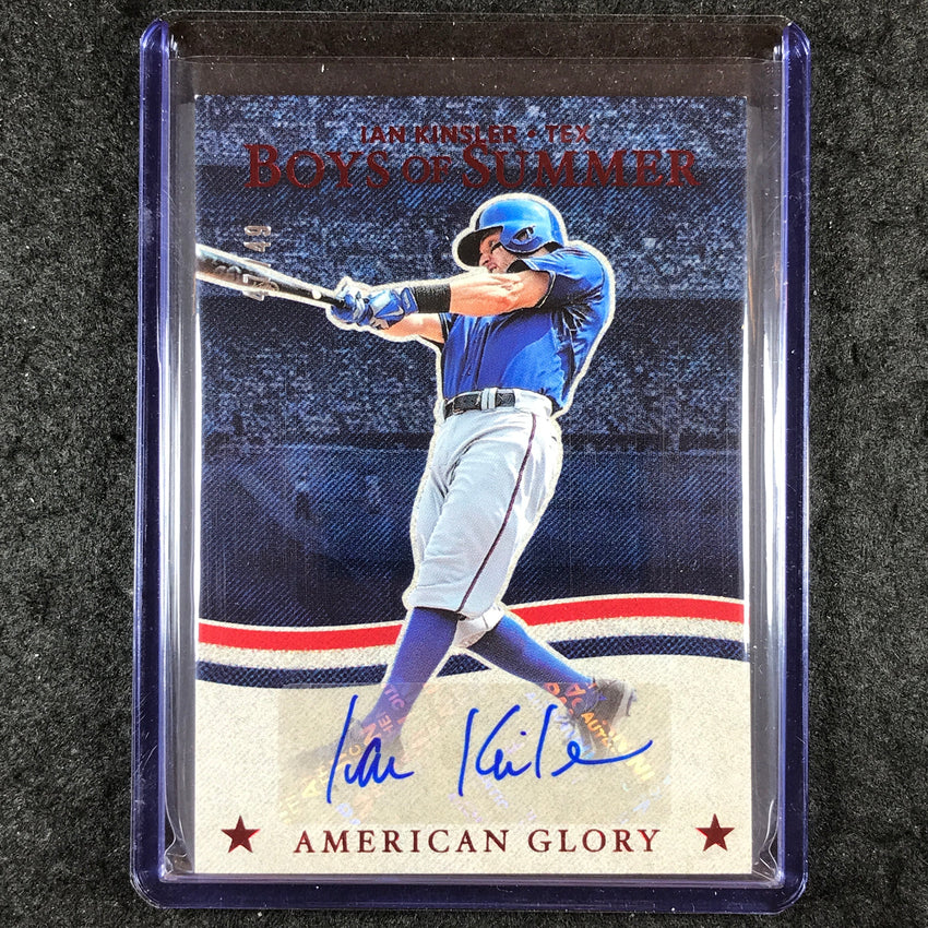 2025 Boys of Summer IAN KINSLER American Glory Signatures Auto Red 47/49