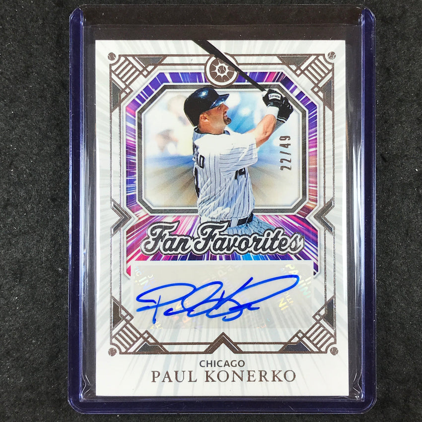 2025 Boys of Summer PAUL KONERKO Fan Favorites Signatures Auto 22/49