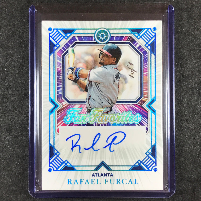 2025 Boys of Summer RAFAEL FURCAL Fan Favorites Signatures Auto Platinum 1/1