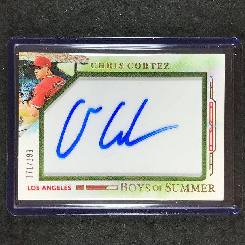 2025 Boys of Summer CHRIS CORTEZ Jumbo Acetate Auto 171/199