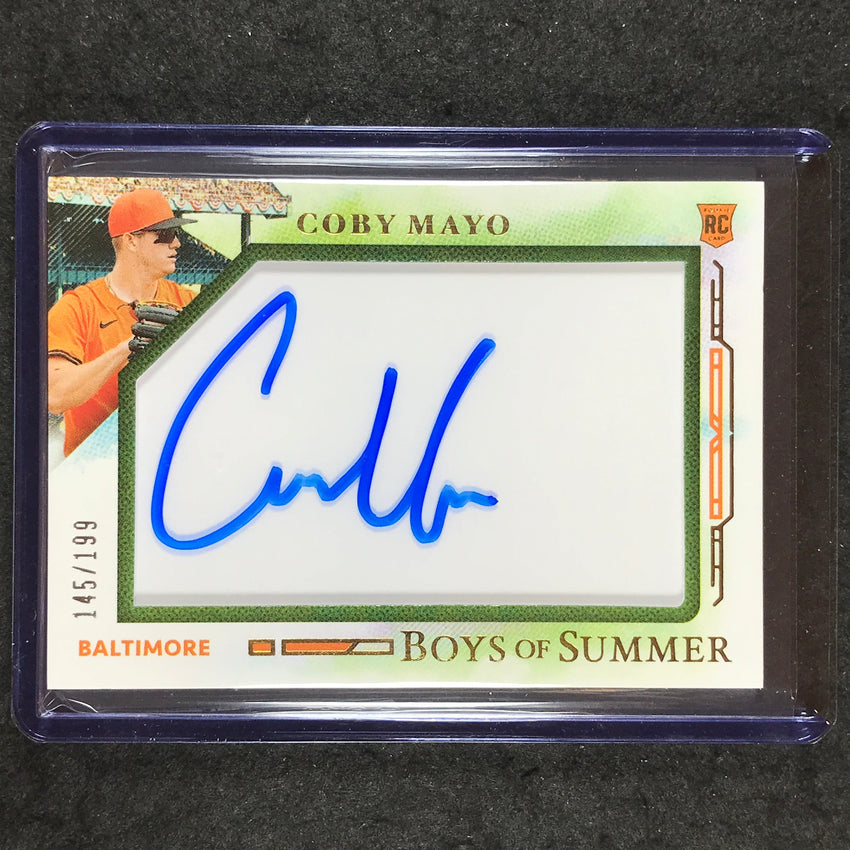 2025 Boys of Summer COBY MAYO Jumbo Acetate Rookie Auto 145/199