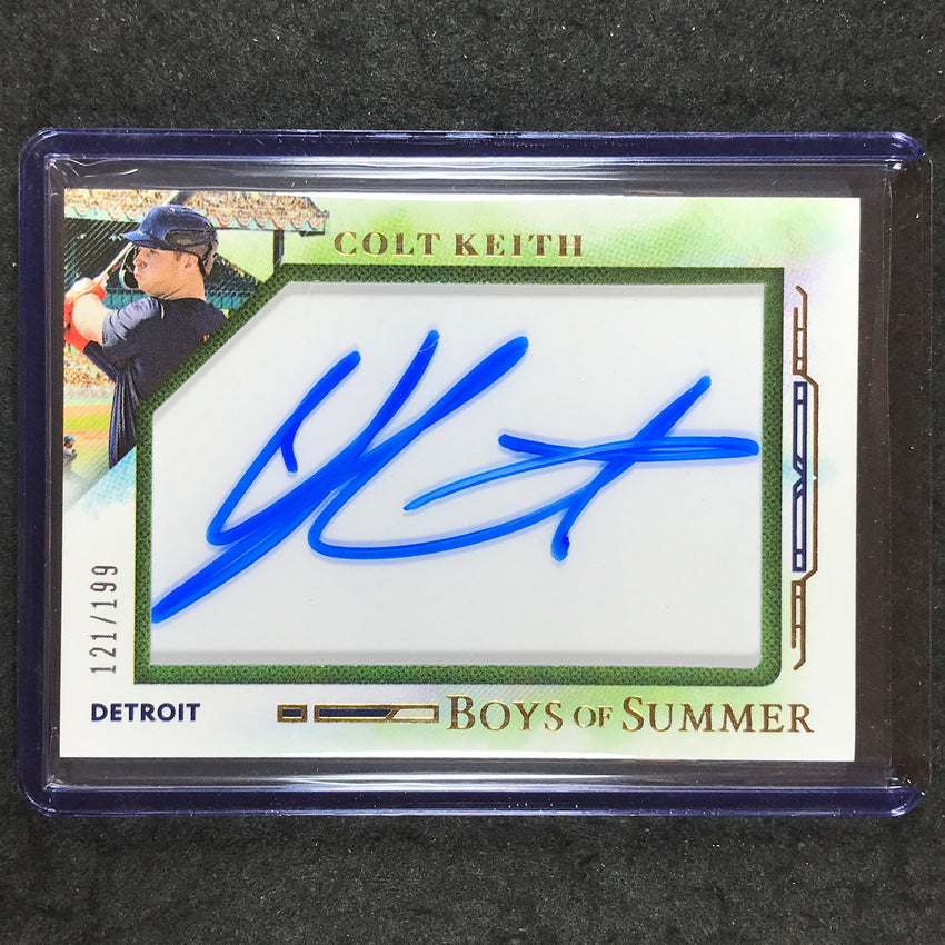 2025 Boys of Summer COLT KEITH Jumbo Acetate Auto 121/199
