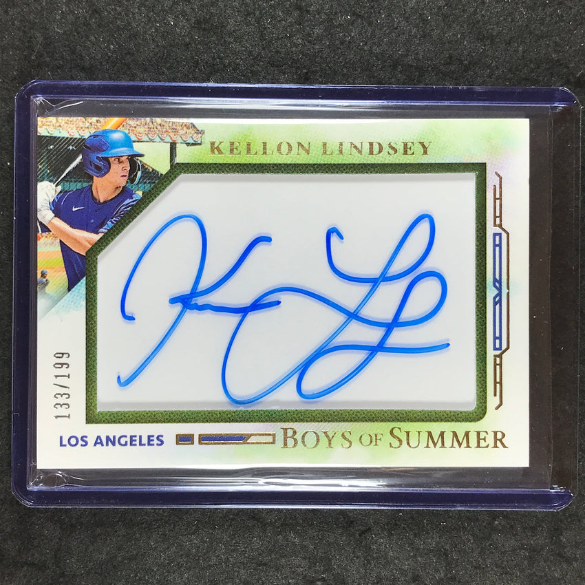 2025 Boys of Summer KELLON LINDSEY Jumbo Acetate Auto 133/199