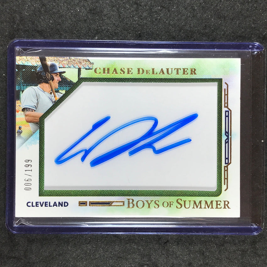 2025 Boys of Summer CHASE DELAUTER Jumbo Acetate Auto 6/199
