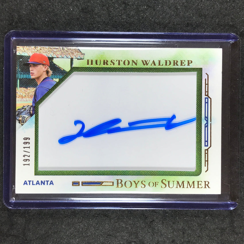 2025 Boys of Summer HURSTON WALDREP Jumbo Acetate Auto 192/199