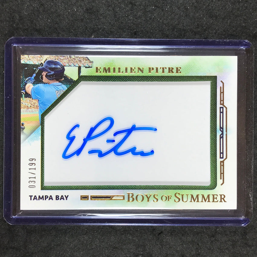 2025 Boys of Summer EMILIEN PITRE Jumbo Acetate Auto 31/199