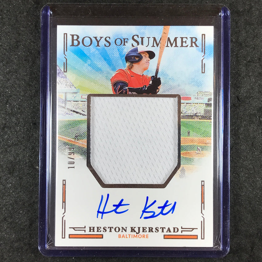 2025 Boys of Summer HESTON KJERSTAD Jumbo Material Signatures Auto 10/99