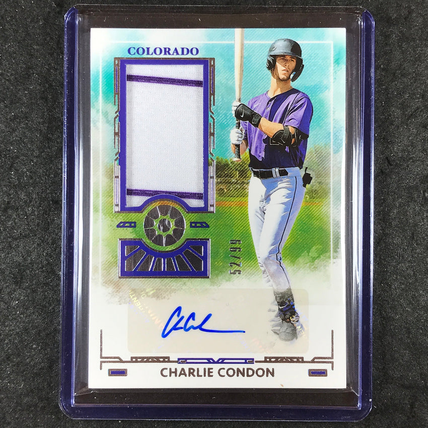 2025 Boys of Summer CHARLIE CONDON Prospect Material Signatures Auto 52/99