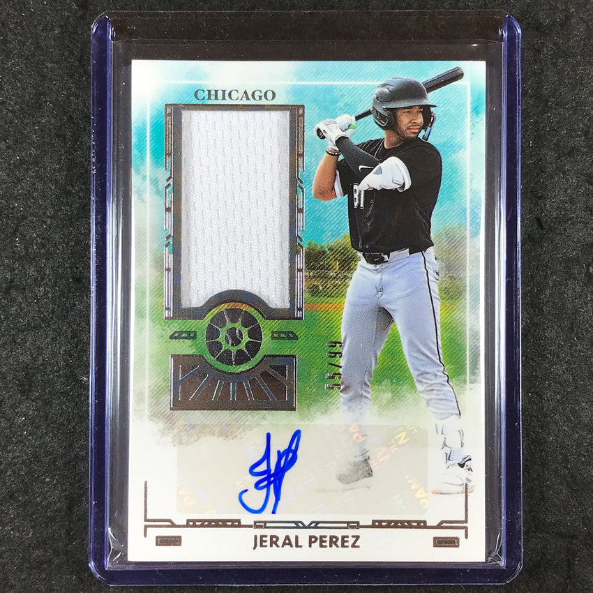2025 Boys of Summer JERAL PEREZ Prospect Material Signatures Auto 55/99