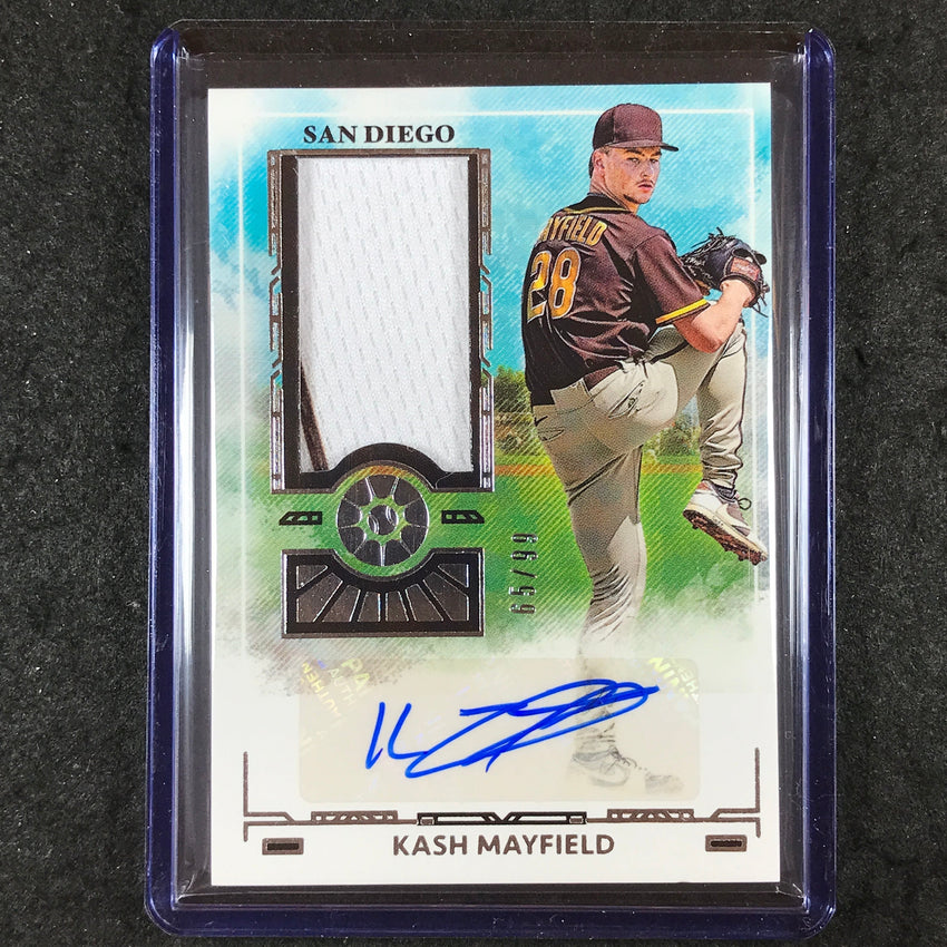 2025 Boys of Summer KASH MAYFIELD Prospect Material Signatures Auto 65/99
