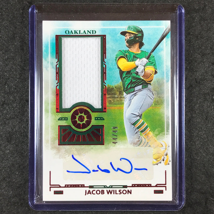 2025 Boys of Summer JACOB WILSON Prospect Material Signatures Auto Red 44/49