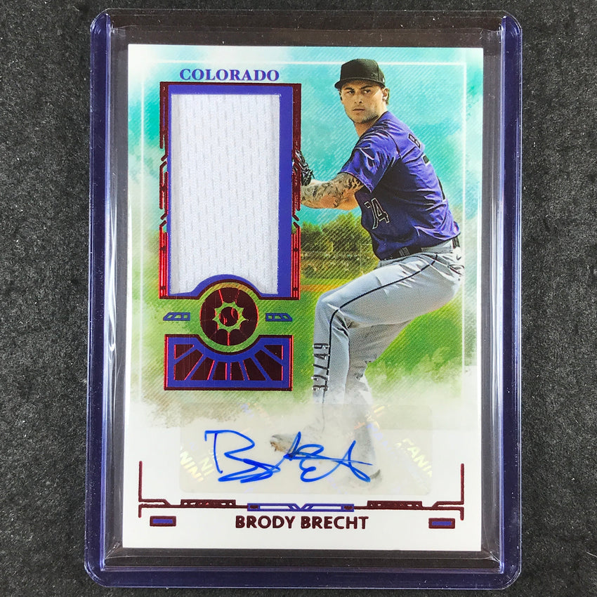 2025 Boys of Summer BRODY BRECHT Prospect Material Signatures Auto Red 32/49
