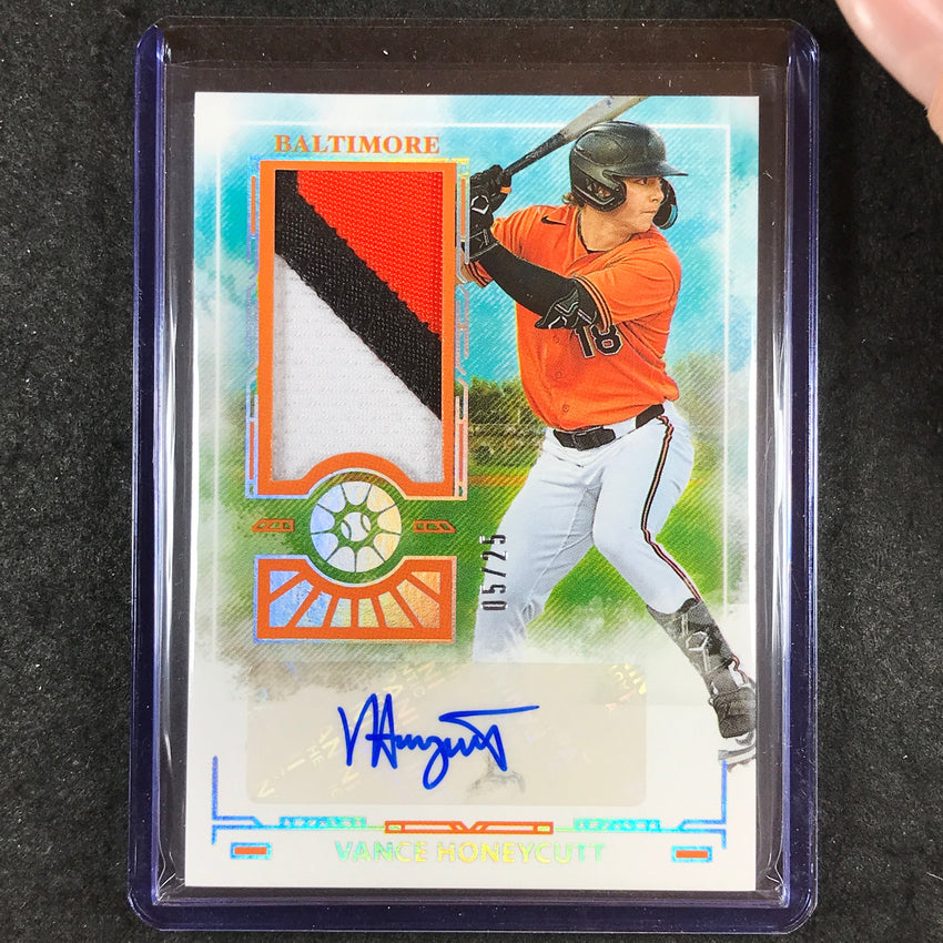2025 Boys of Summer VANCE HONEYCUTT Prospect Material Patch Auto Silver 5/25