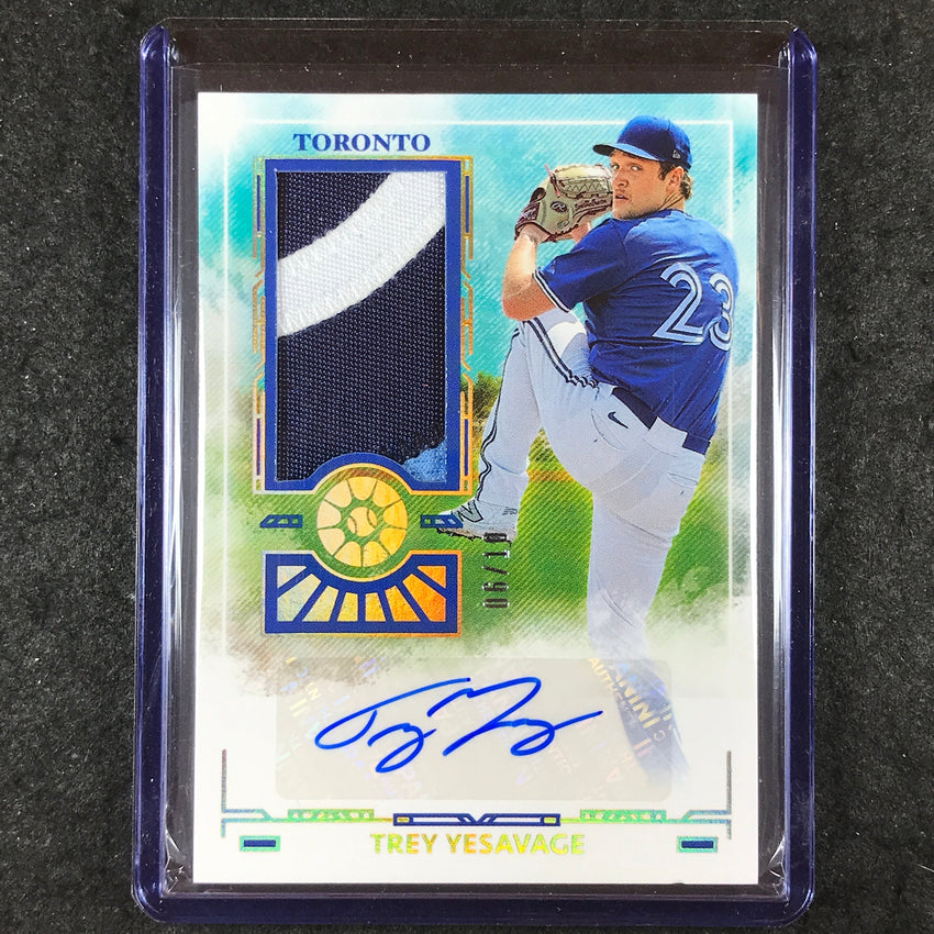 2025 Boys of Summer TREY YESAVAGE Prospect Material Patch Auto Holo Gold 6/10