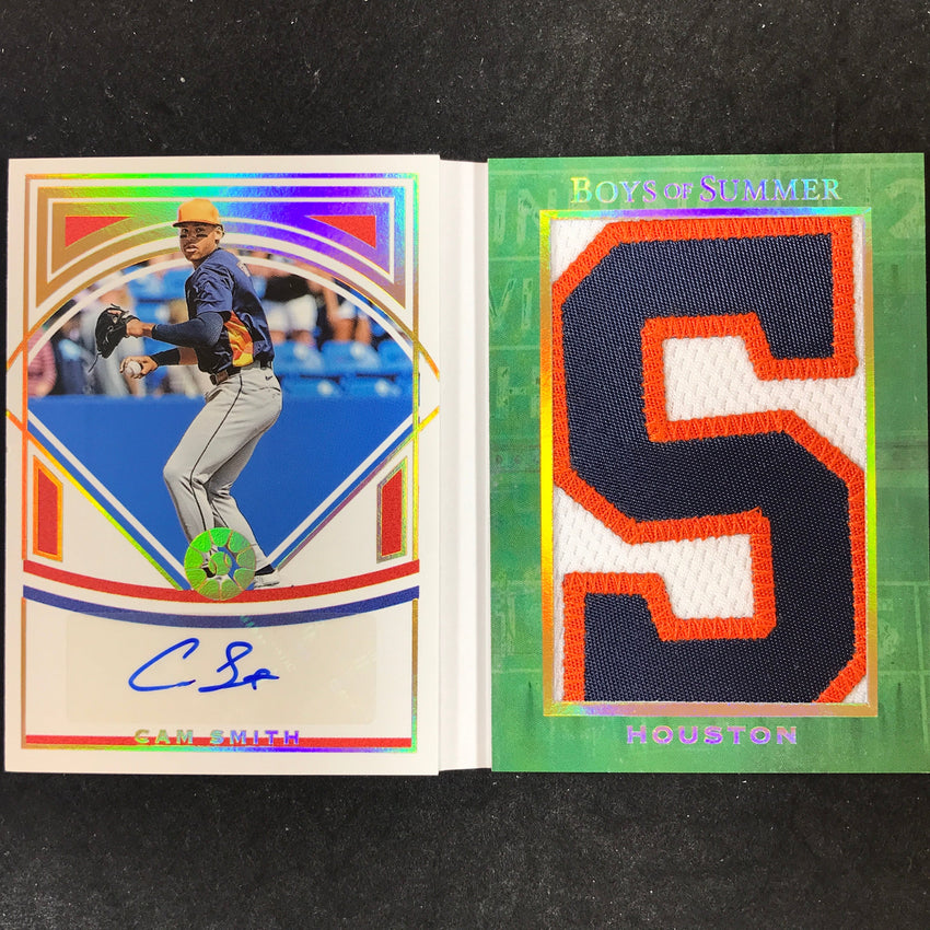2025 Boys of Summer CAM SMITH Jumbo Swatch Rookie Patch Auto Booklet Gold 5/10