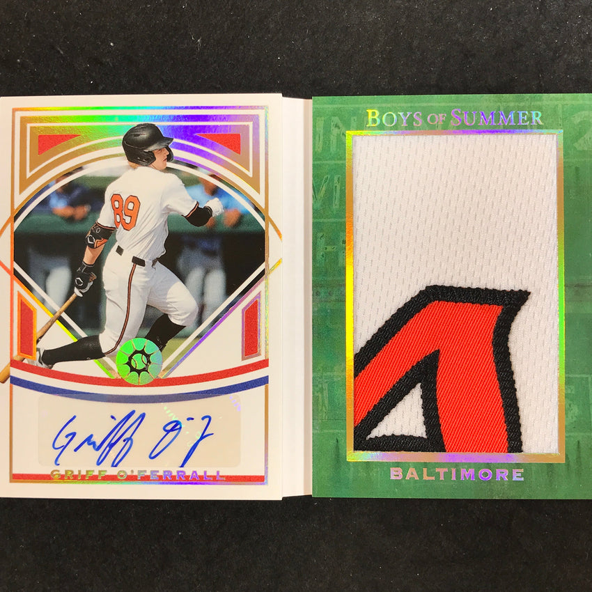 2025 Boys of Summer GRIFF O'FERRALL Jumbo Swatch Patch Auto Booklet Gold 3/10