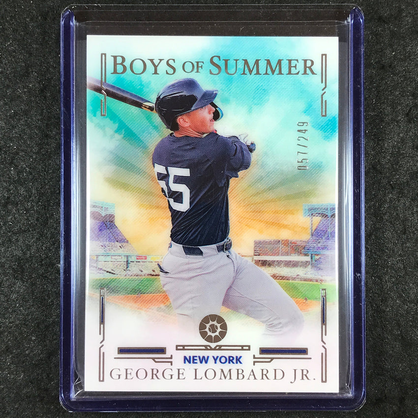 2025 Boys of Summer GEORGE LOMBARD JR. Base 57/249 #68