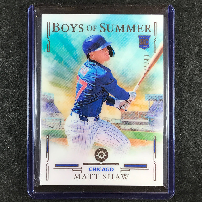 2025 Boys of Summer MATT SHAW Rookie Base 12/249 #93