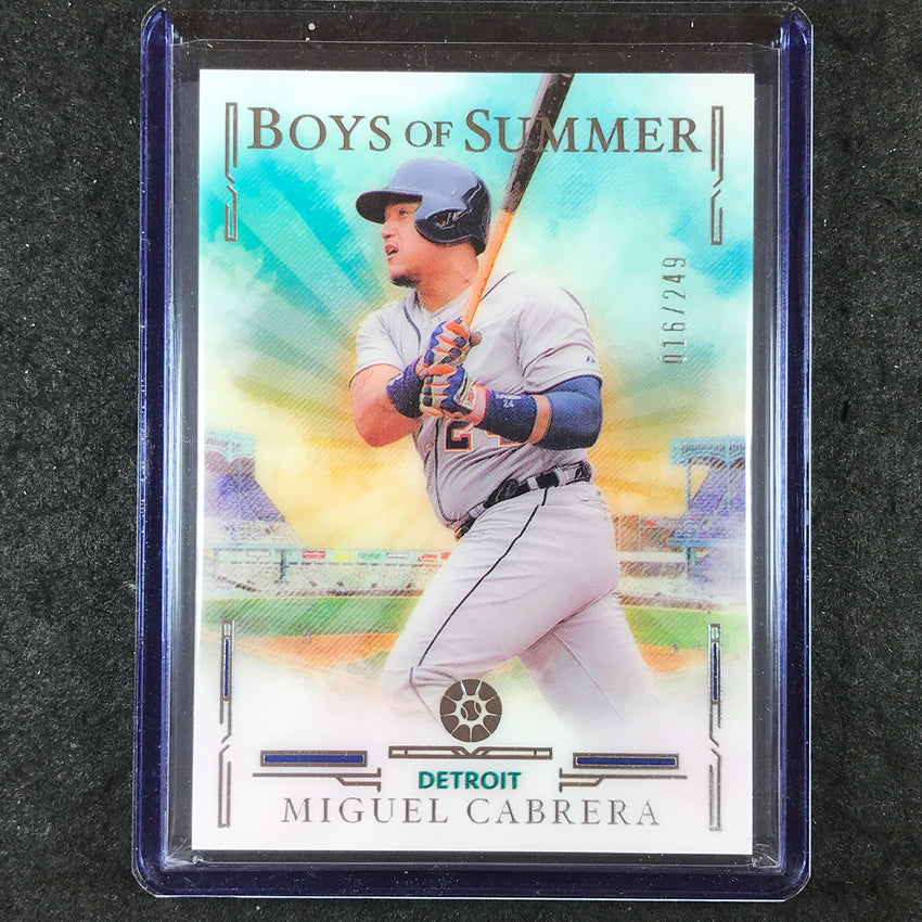 2025 Boys of Summer MIGUEL CABRERA Base 16/249 #10