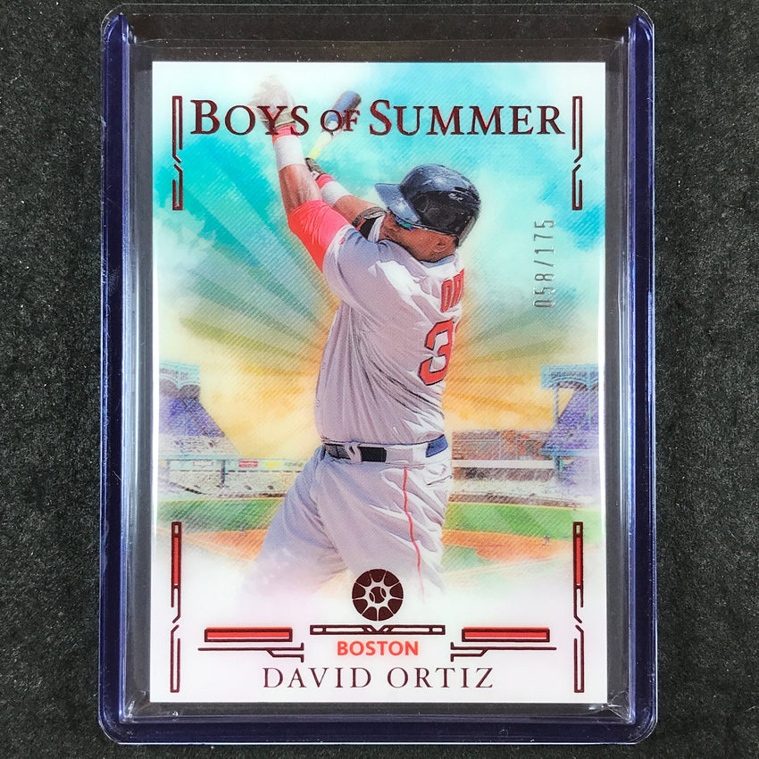 2025 Boys of Summer DAVID ORTIZ Base Red 58/175 #36