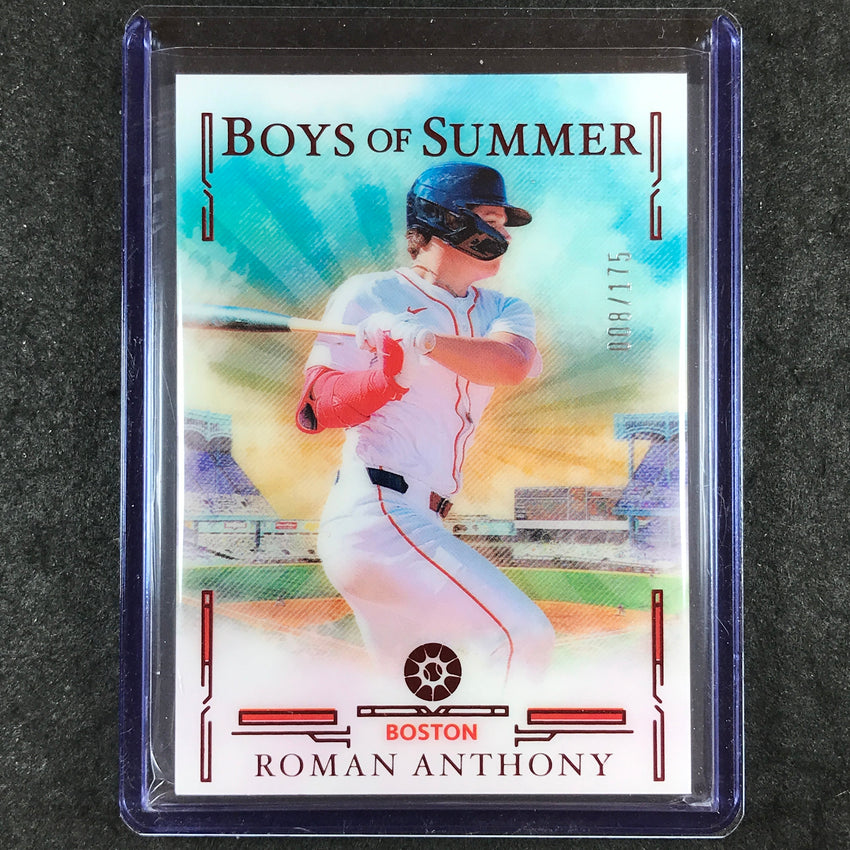 2025 Boys of Summer ROMAN ANTHONY Base Red 8/175 #37