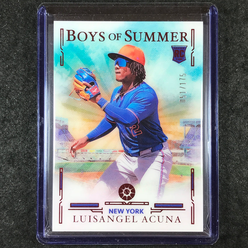 2025 Boys of Summer LUISANGEL ACUNA Rookie Base Red 51/175 #43