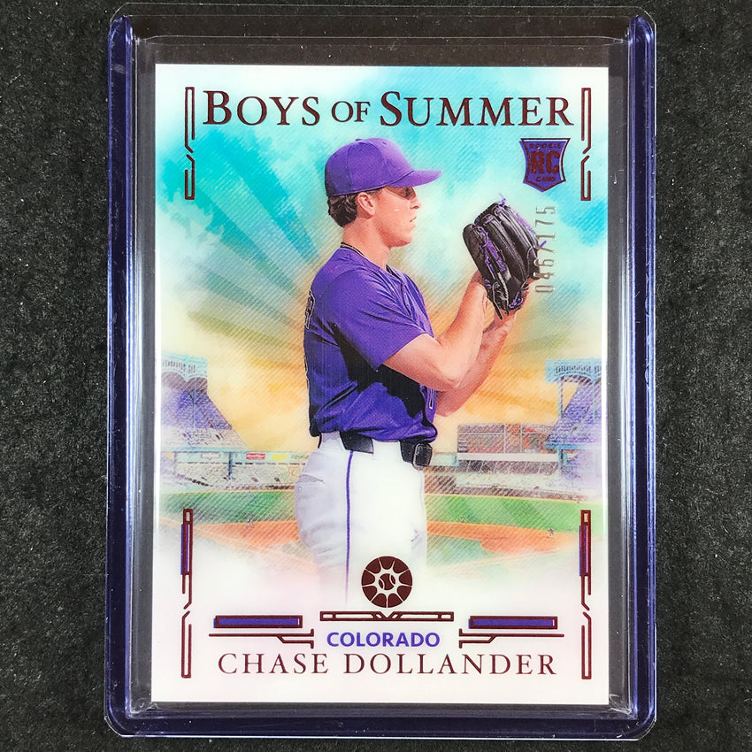 2025 Boys of Summer CHASE DOLLANDER Rookie Base Red 46/175 #62