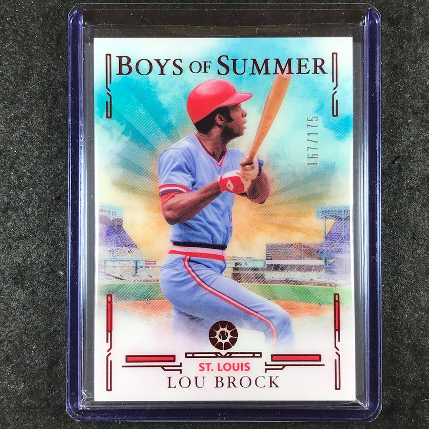 2025 Boys of Summer LOU BROCK Base Red 167/175 #73