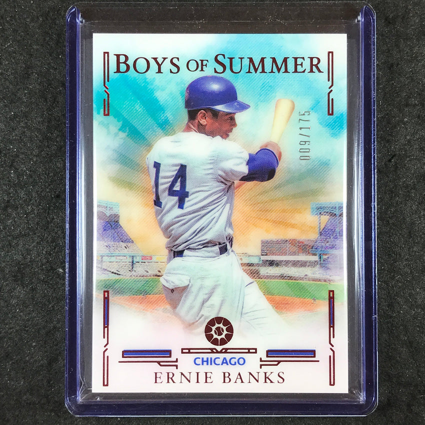 2025 Boys of Summer ERNIE BANKS Base Red 9/175 #75