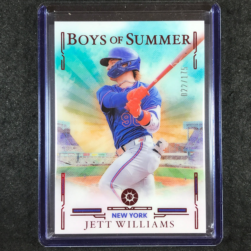 2025 Boys of Summer JETT WILLIAMS Base Red 22/175 #76