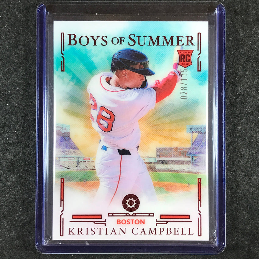 2025 Boys of Summer KRISTIAN CAMPBELL Rookie Base Red 28/175 #77