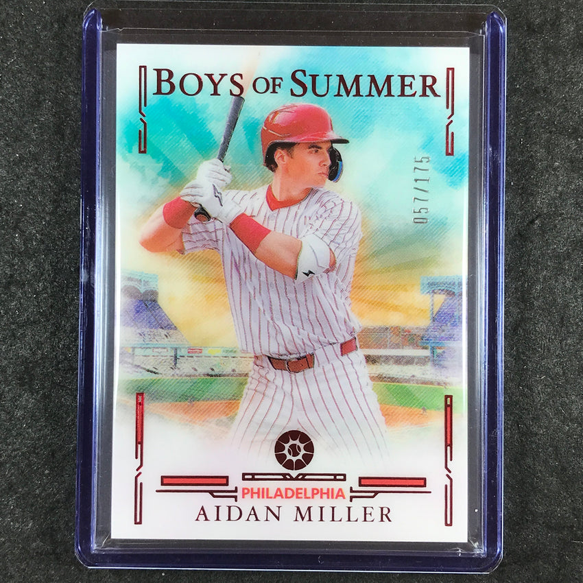 2025 Boys of Summer AIDAN MILLER Base Red 57/175 #97