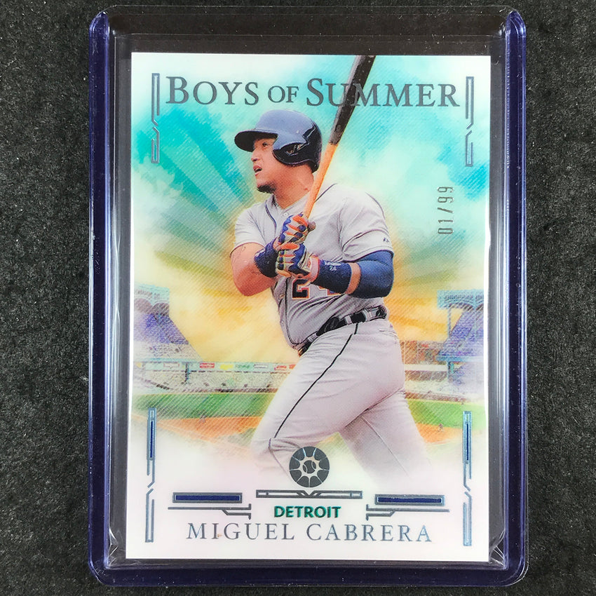 2025 Boys of Summer MIGUEL CABRERA Base Blue 1/99 #10