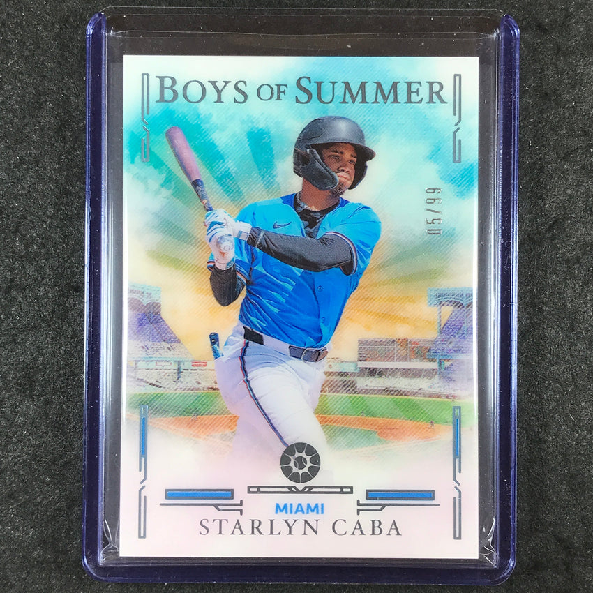 2025 Boys of Summer STARLYN CABA Base Blue 5/99 #28