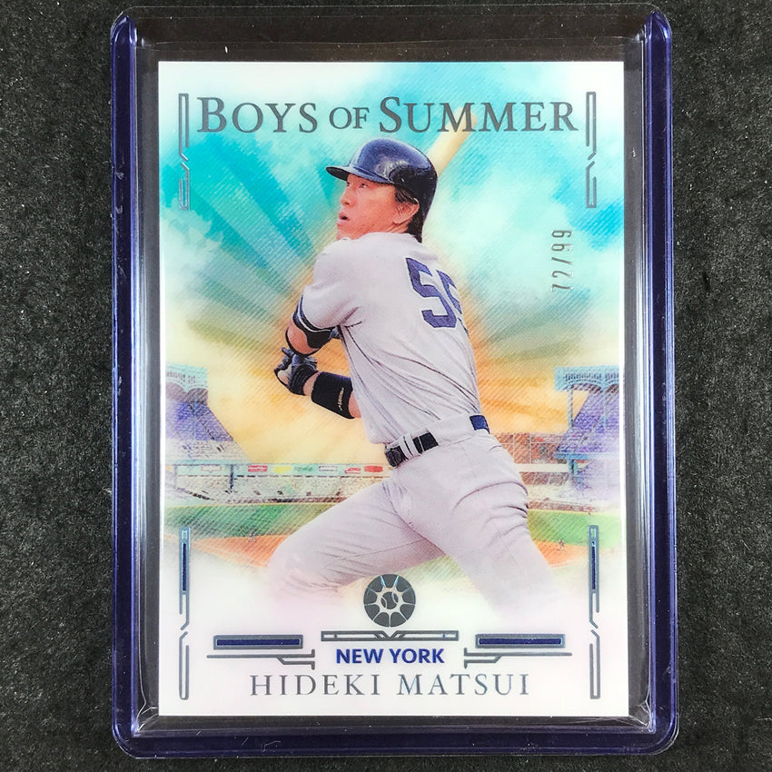 2025 Boys of Summer HIDEKI MATSUI Base Blue 72/99 #55